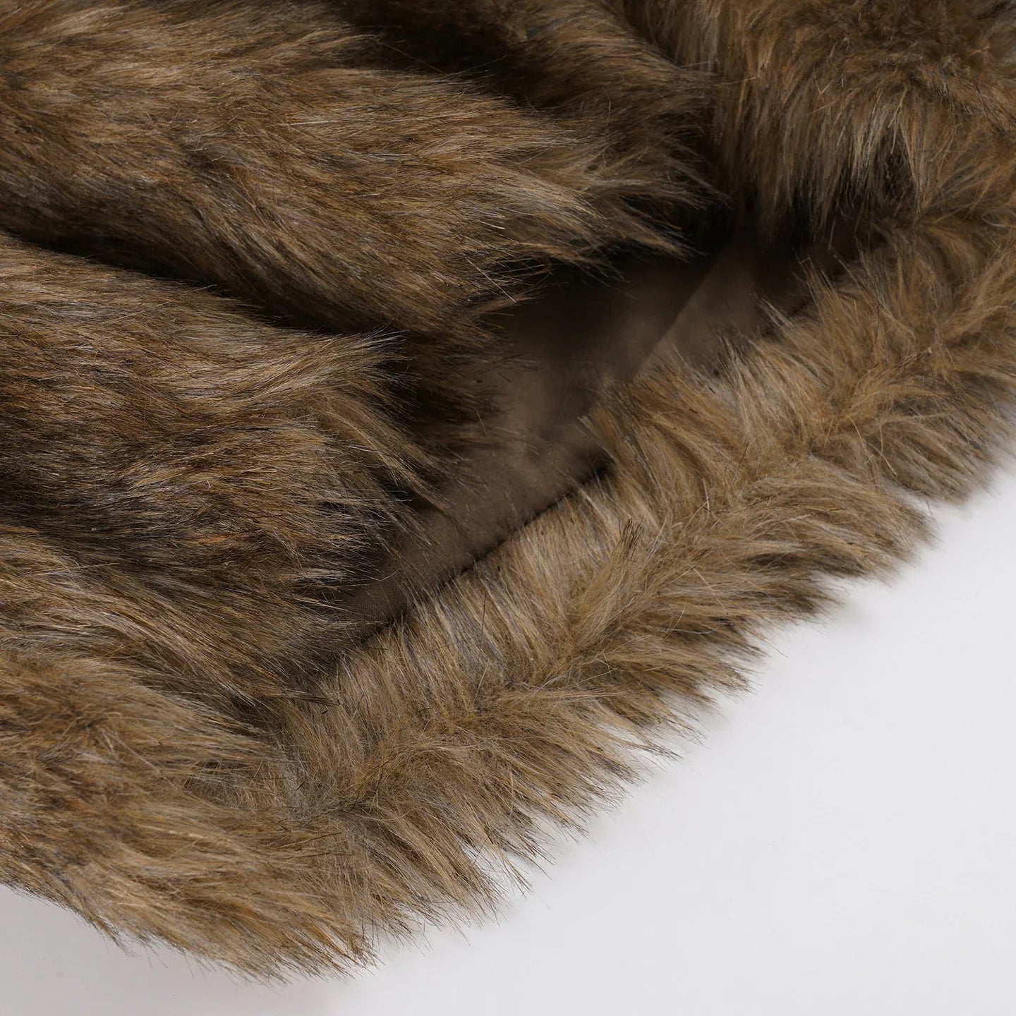 Y2K Grunge Faux Fur Mini Shorts