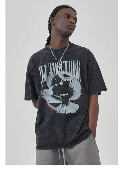 Y2K Grunge Fly Together Tee