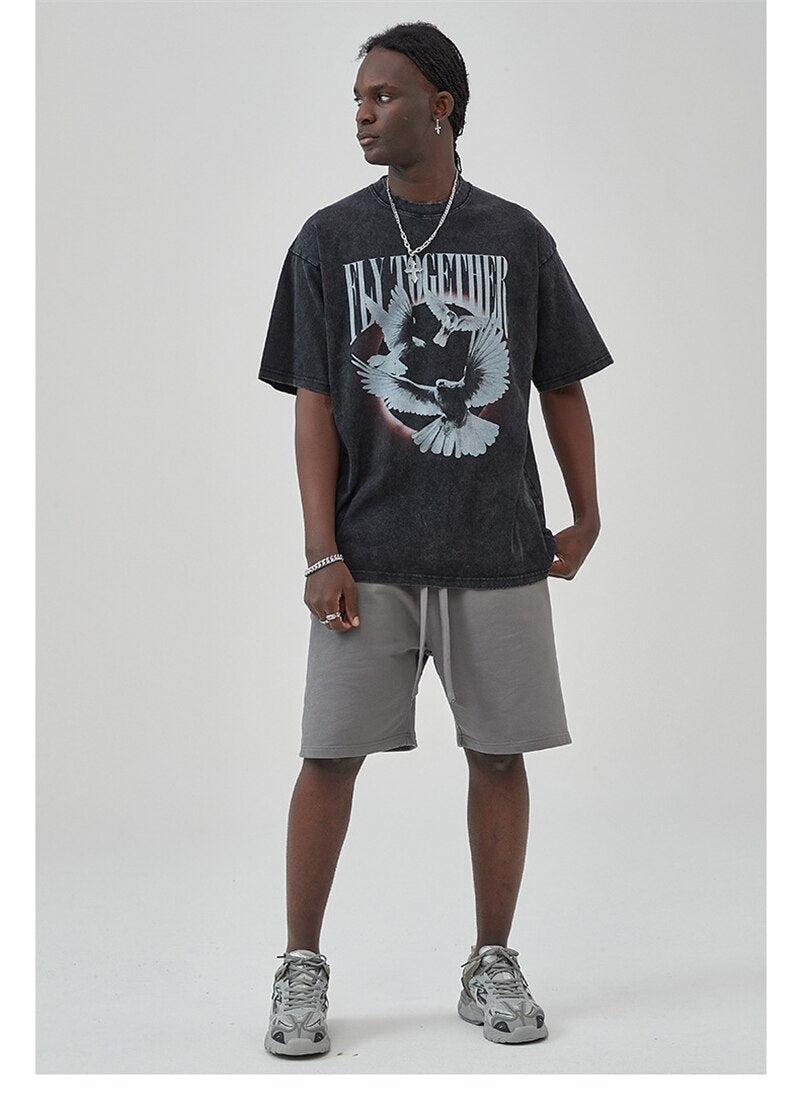 Y2K Grunge Fly Together Tee