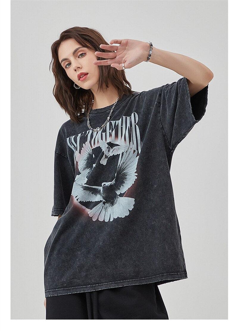 Y2K Grunge Fly Together Tee