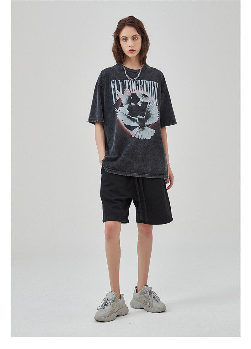 Y2K Grunge Fly Together Tee