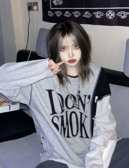 Y2K Grunge I Don't Smoke Tee