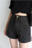 Grunge Denim Shorts