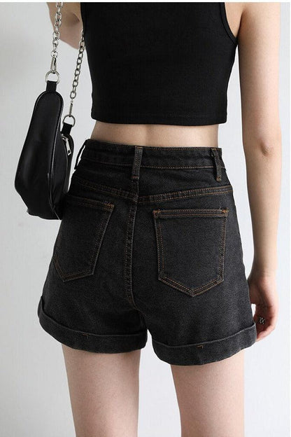 Y2K Grunge Jean Shorts