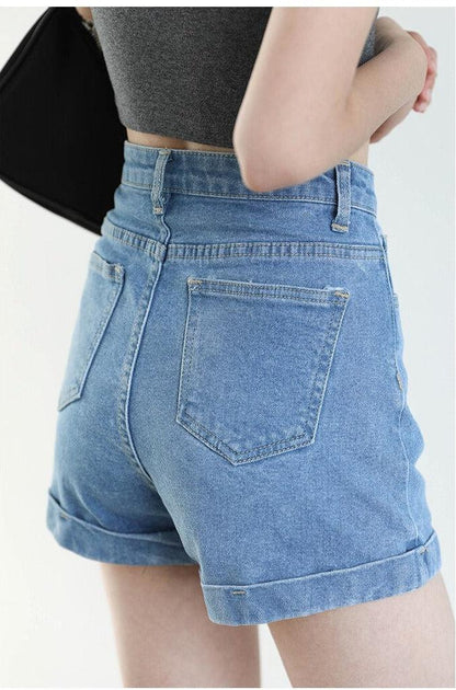 Y2K Grunge Jean Shorts