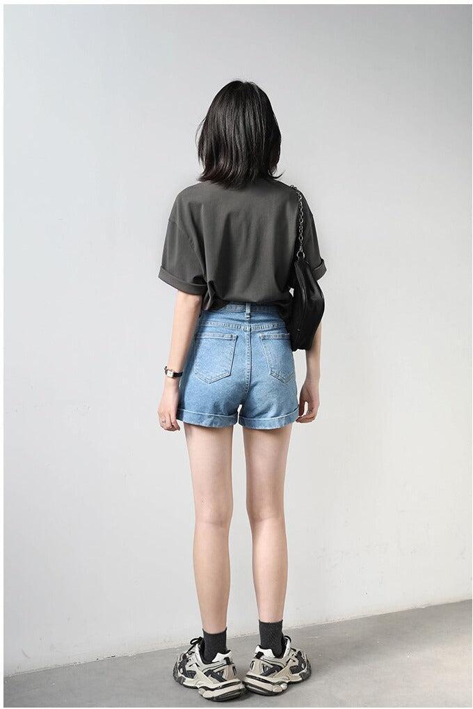 Y2K Grunge Jean Shorts