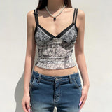 Grunge Mesh Crop Top