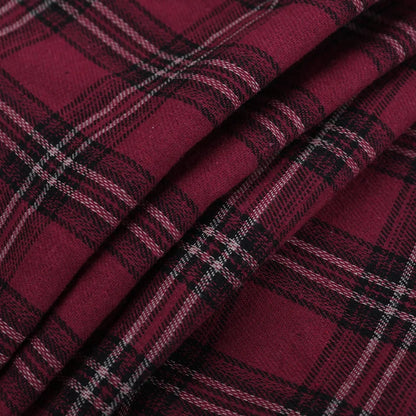 Y2K Grunge Patchwork Plaid Midi Skirt
