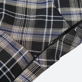 Grunge Plaid Asymmetrical Mini Skirt