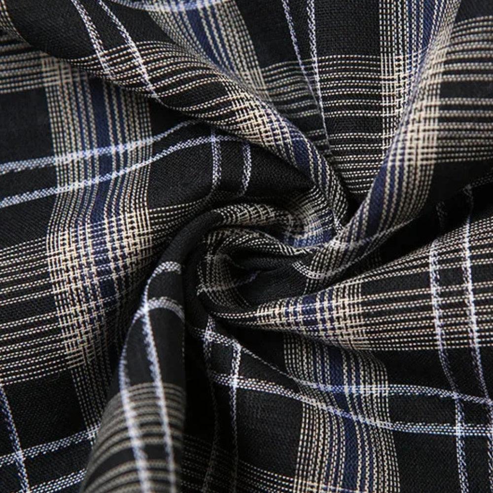Y2K Grunge Plaid Asymmetric Mini Skirt