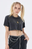 Grunge Distressed Crop Top