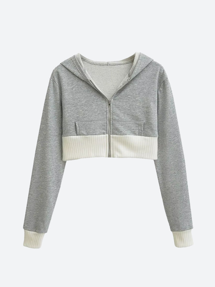 Y2K Hoodie & Mini Skirt Two Piece Set