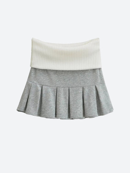 Y2K Hoodie & Mini Skirt Two Piece Set