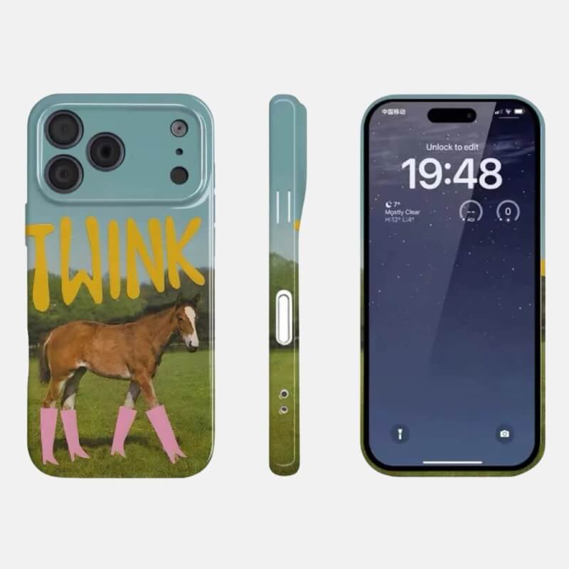 Y2K Horse Phone Case
