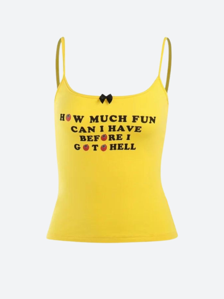 Y2K How Much Fun Tank Top