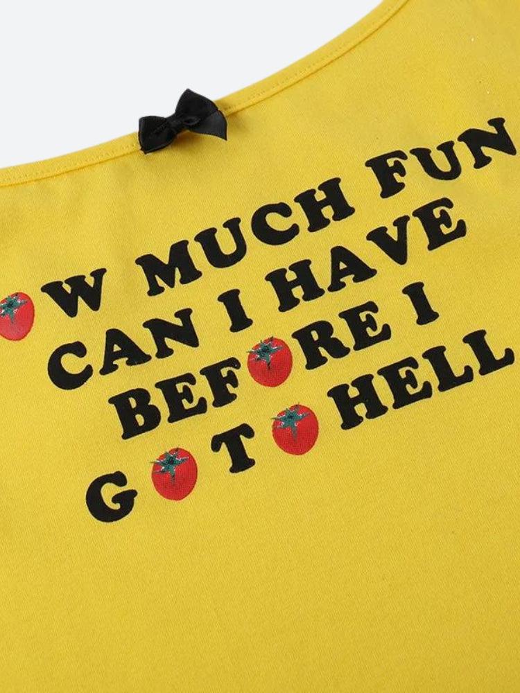 Y2K How Much Fun Tank Top