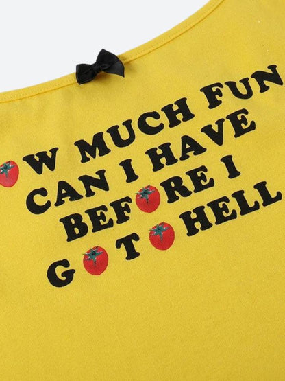 Y2K How Much Fun Tank Top