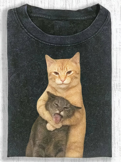 Y2K Hug Cats Tee