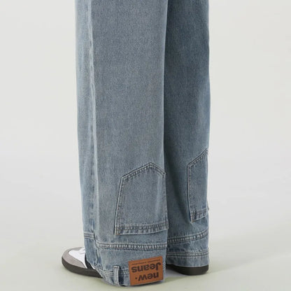Y2K Inverted Patch Pocket Jeans