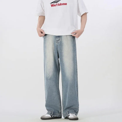 Y2K Inverted Patch Pocket Jeans
