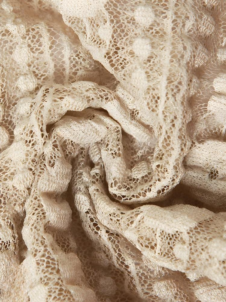 Y2K Lace Asymmetric Patchwork Top