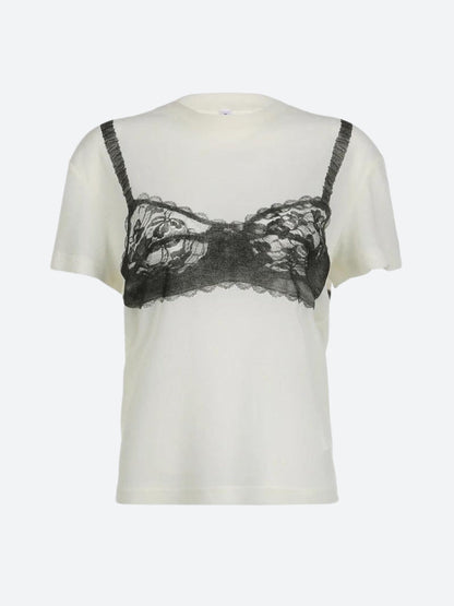 Y2K Lace Bra Tee