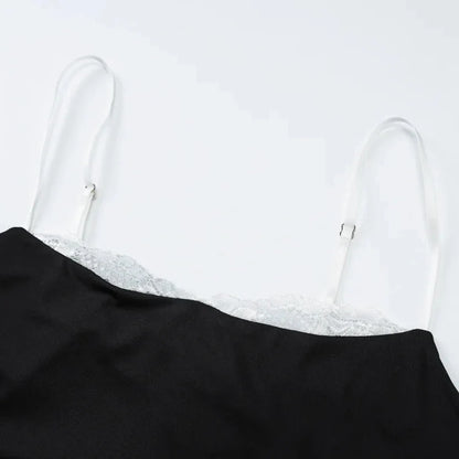 Y2K Lace Detail Cami Top