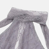 Lace Draped Halter Top