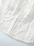 Lace Milkmaid Crop Top