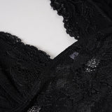 Lace Plunge Top