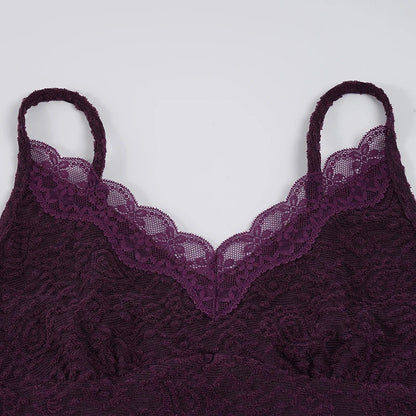 Y2K Lace Scalloped Top