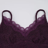 Lace Scalloped Crop Top