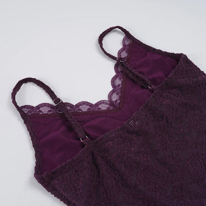 Y2K Lace Scalloped Top