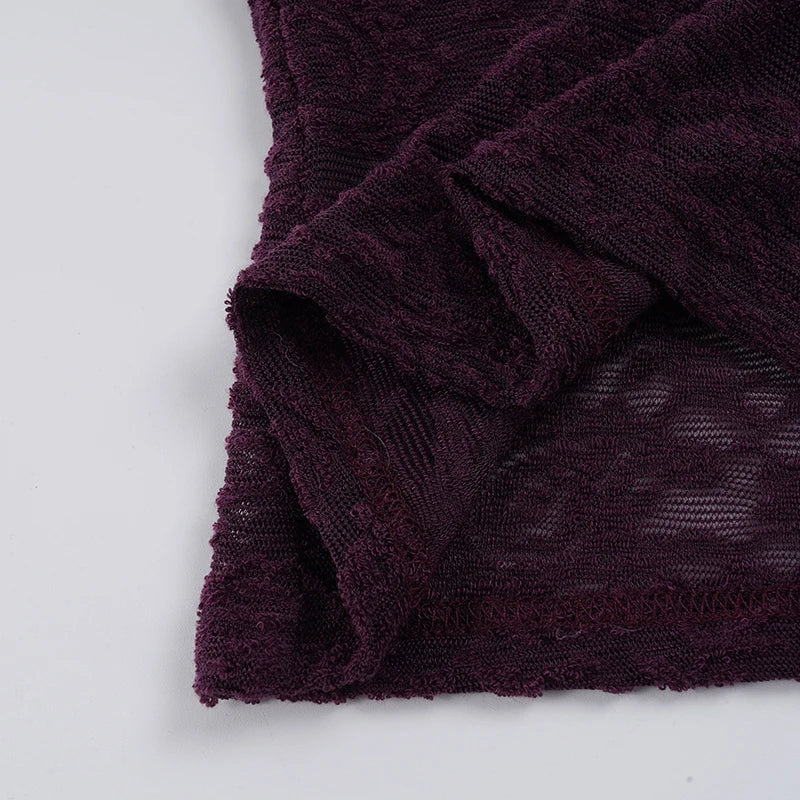 Y2K Lace Scalloped Top