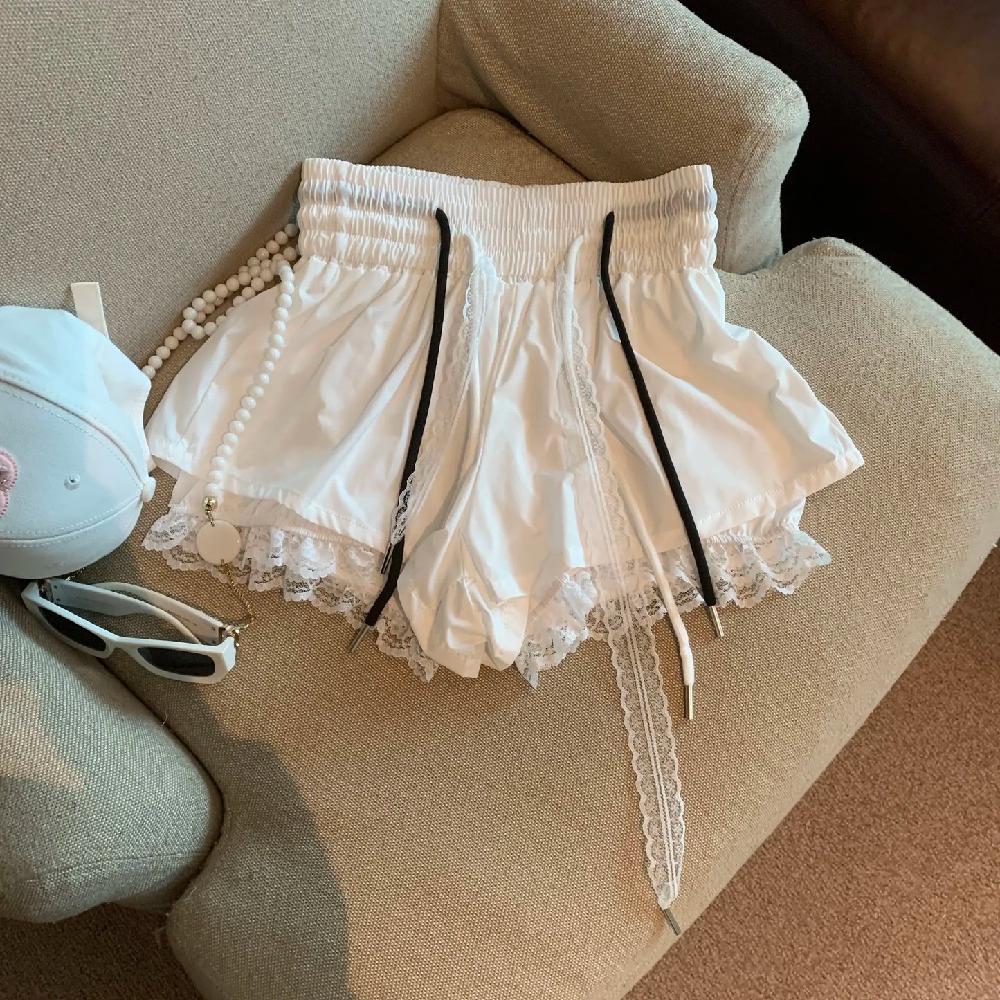 Y2K Lace Shorts