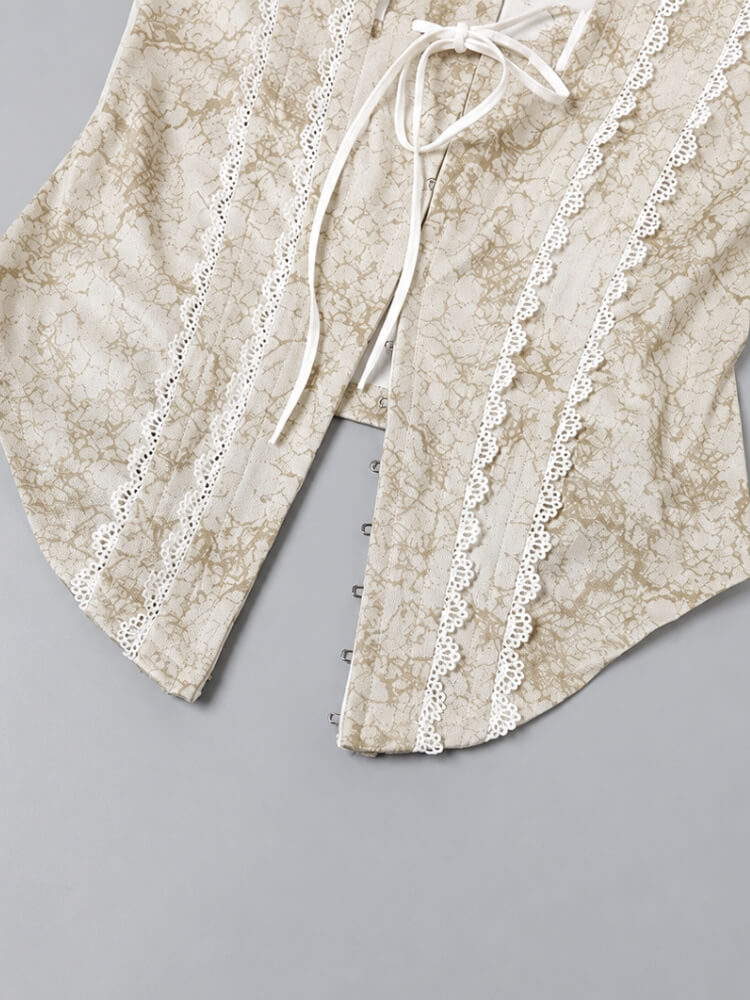Y2K Lace & Tie Top
