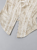 Lace & Tie Top