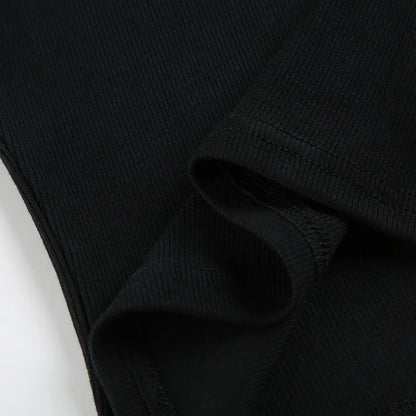 Y2K Lace Trim Button Top