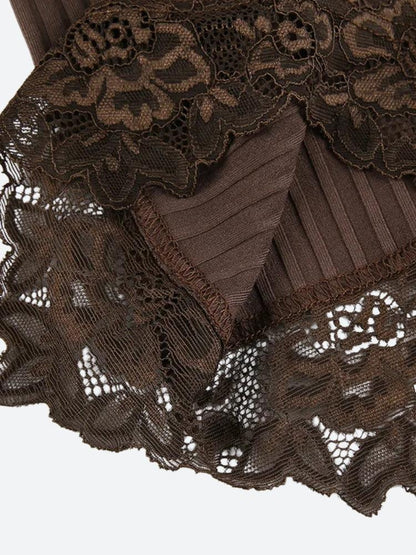 Y2K Lace Trim Cami Top