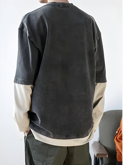 Y2K Layered Sleeve Sweatshirt