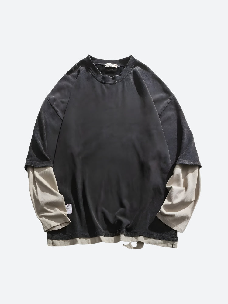 Y2K Layered Sleeve Sweatshirt