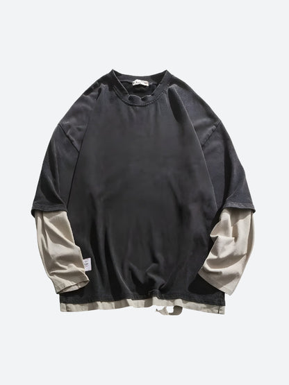 Y2K Layered Sleeve Sweatshirt