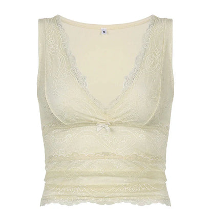 Lemonade Lace Crop Top