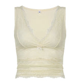Lemonade Lace Crop Top
