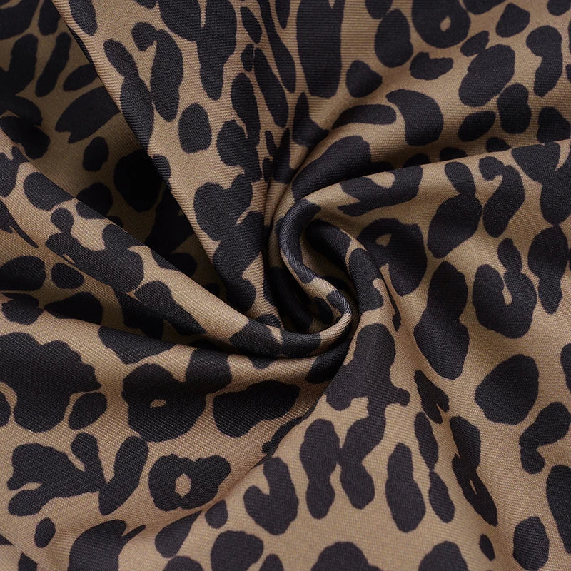 Y2K Leopard Flare Pants