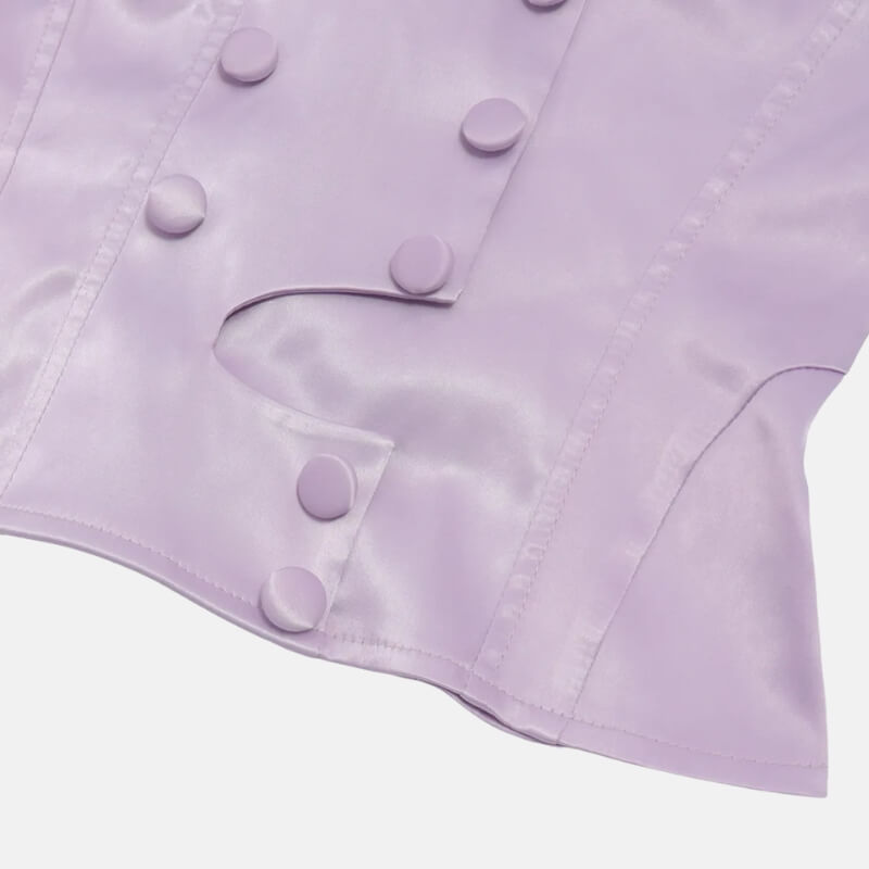 Y2K Lilac Corset Top