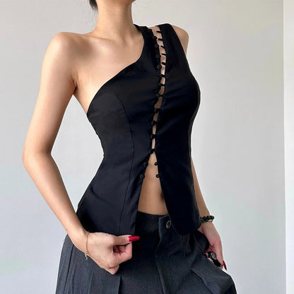 Y2K Loop Button Top