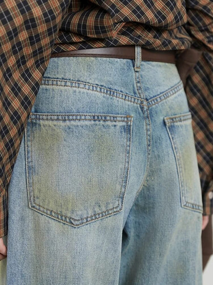 Y2K Loose Fit Distressed Jeans