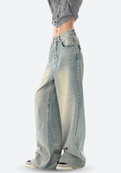 Y2K Low Rise Baggy Denim Jeans