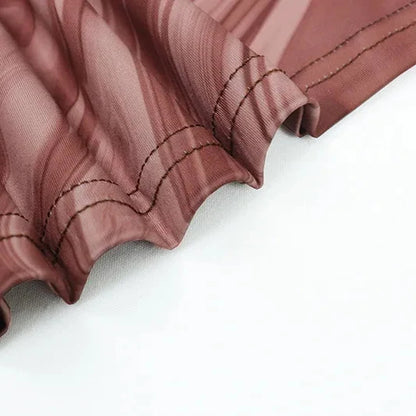 Y2K Marble Swirl Maxi Dress